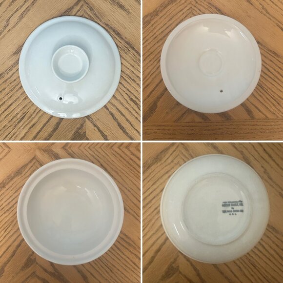 Vintage Hall China Forman Family 2 Quart Casserole Dish With Lid And Server - Picture 4 of 9